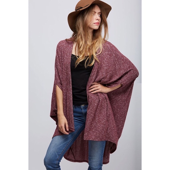 LAST ONE!! Cardigan-WINE - Picture 4 of 4